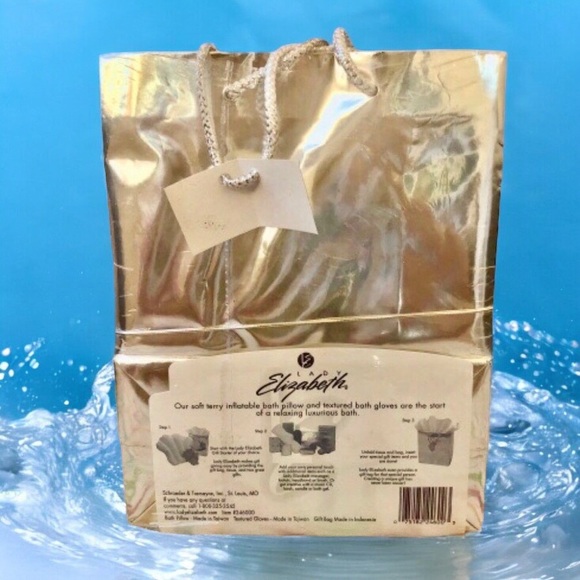 Lady Elizabeth Spa Set Inflatable Pillow + Gloves - Picture 2 of 6